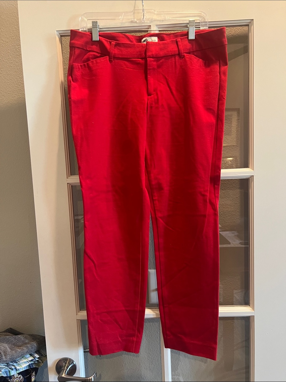 Old Navy Bright Red Boot-Cut Pants